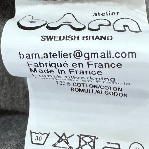 ATELIER BARN - BREATHE TS - 100% COTTON - GREY/BLUE - 4Y UNISEX - Picture 5 of 5